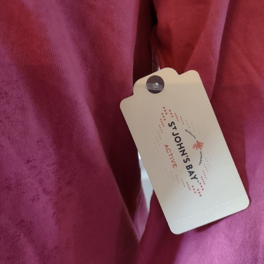 NWT St John Bay size small women's long sleeve blouse shirt top - Picture 6 of 6